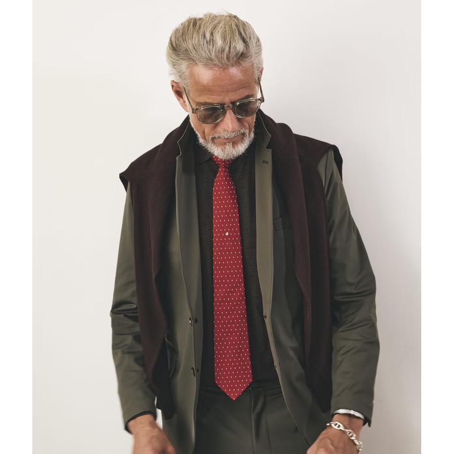 【junhashimoto｜ジュンハシモト】ノッチドラペルツーボタンジャケット NOTCHED LAPEL 2B JACKET カーキ ダークブラウン ナイロン セットアップ【1032620002】 |  | 03