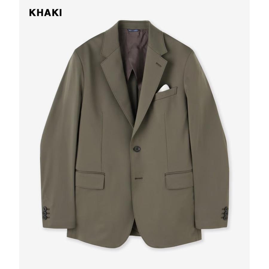 【junhashimoto｜ジュンハシモト】ノッチドラペルツーボタンジャケット NOTCHED LAPEL 2B JACKET カーキ ダークブラウン ナイロン セットアップ【1032620002】 |  | 07