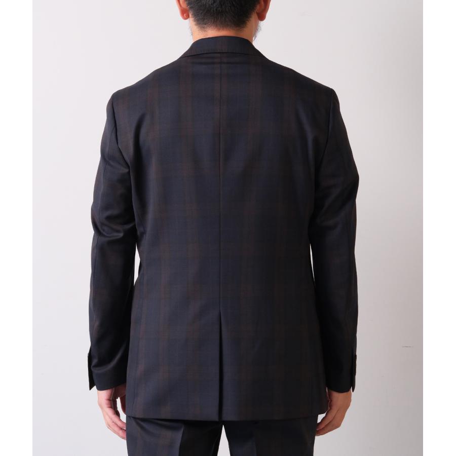 【junhashimoto｜ジュンハシモト】ライトジャケット 3-ROLL-2 LIGHT JACKET ブラウンチェック ウール 上品 快適 メンズ セットアップ ビジネス【1032620003】 |  | 18