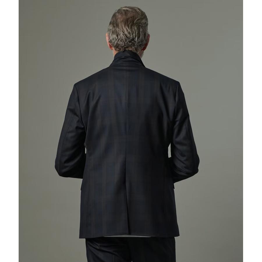 【junhashimoto｜ジュンハシモト】ライトジャケット 3-ROLL-2 LIGHT JACKET ブラウンチェック ウール 上品 快適 メンズ セットアップ ビジネス【1032620003】 |  | 02