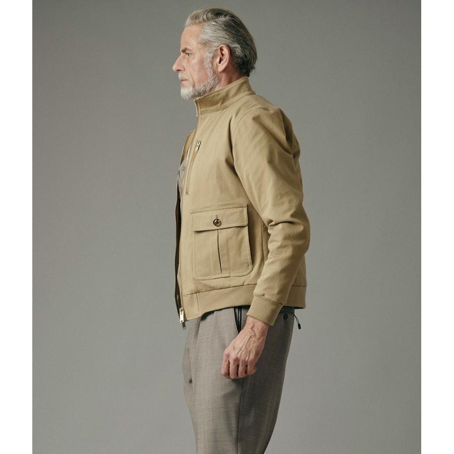 極美品　ジュンハシモト　B03 ZIP BLOUSON ベージュ　サイズ5 1042520001_be1.jpg