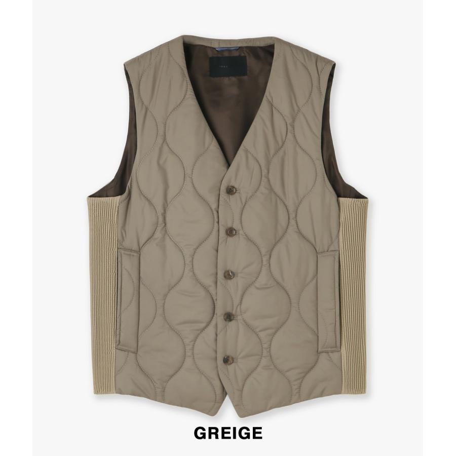 【junhashimoto|ジュンハシモト】QUILTING INNER VEST　ベスト　ジャケット　アウター　グレージュ　ブラック　メンズ　S　M　L　XL【1042520003】 |  | 06