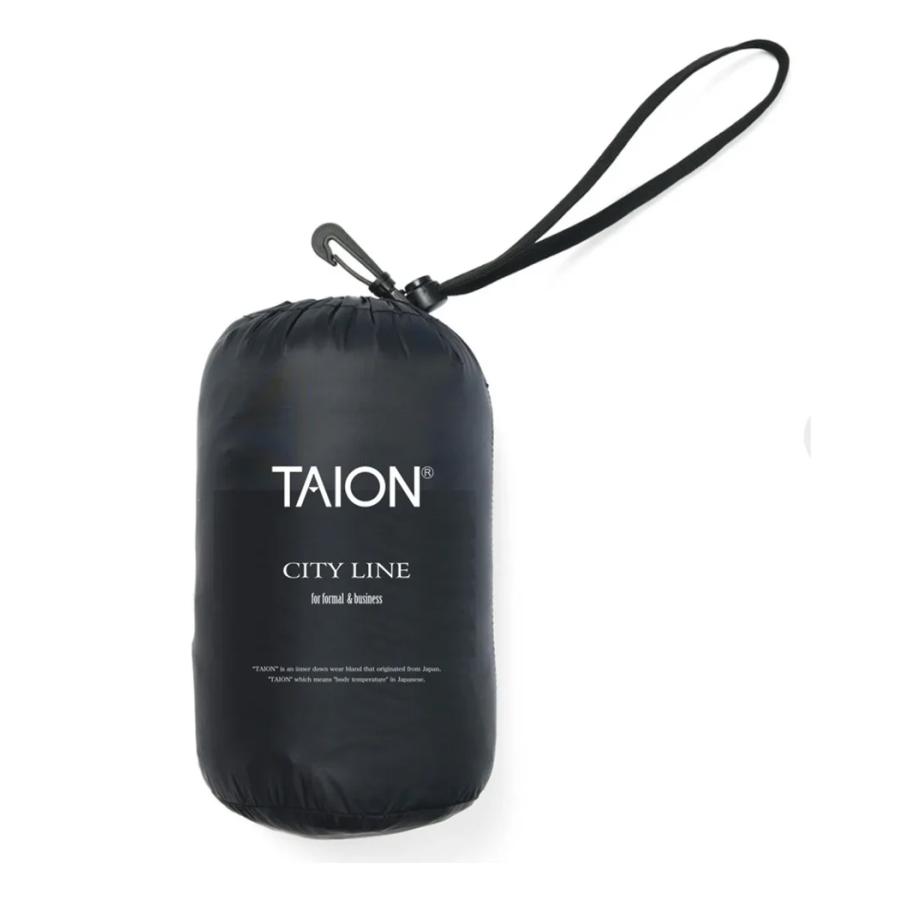 【TAION｜タイオン】CITY CREW NECK DOWN JACKET　クルーネックダウンジャケット　アウター　ブラック　ダークネイビー　オフホワイト　カーキ【104BCI】 |  | 17