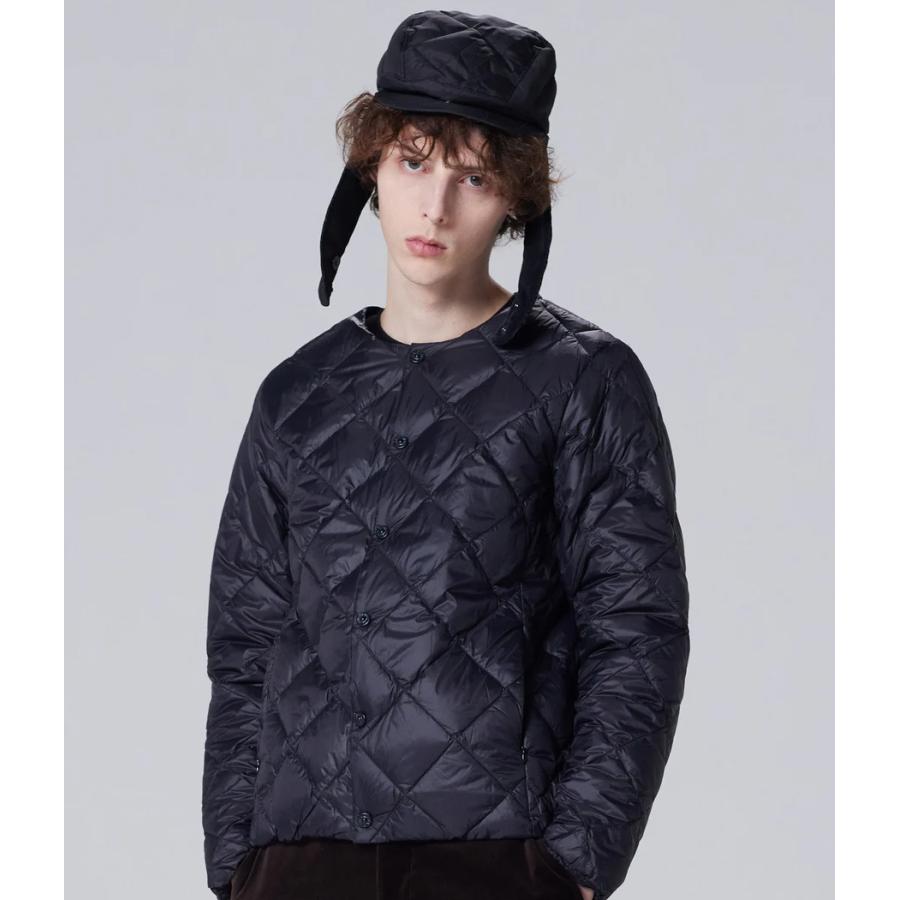 TAION｜タイオン】CITY CREW NECK DOWN JACKET クルーネックダウン