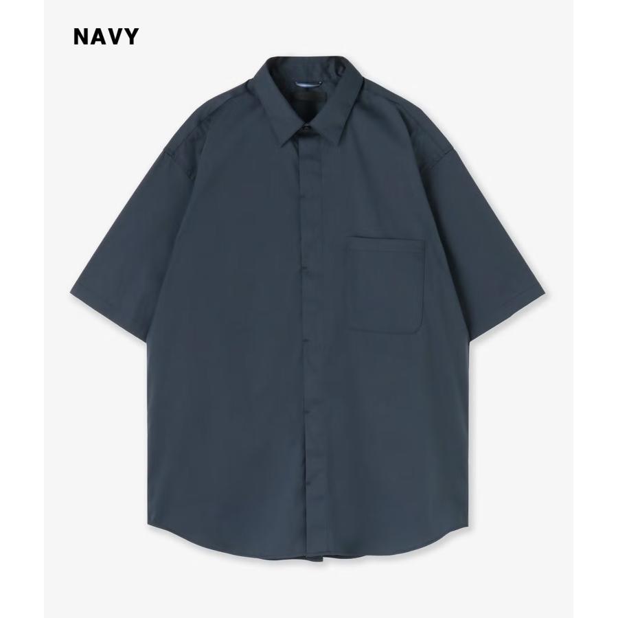 【junhashimoto｜ジュンハシモト】フライフロントショートスリーブ FLY-FRONT S/S マスタード ネイビー ブラウン コットン ナイロン メンズ【1062620002】 |  | 10