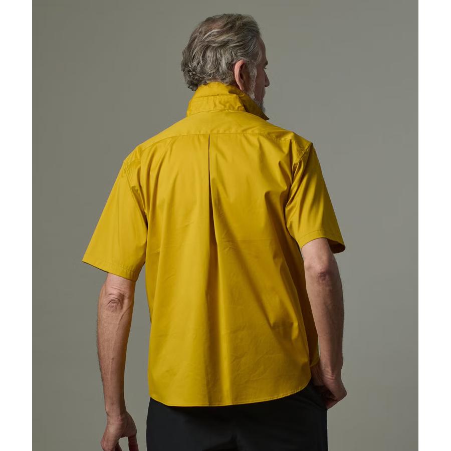 【junhashimoto｜ジュンハシモト】フライフロントショートスリーブ FLY-FRONT S/S マスタード ネイビー ブラウン コットン ナイロン メンズ【1062620002】 |  | 06