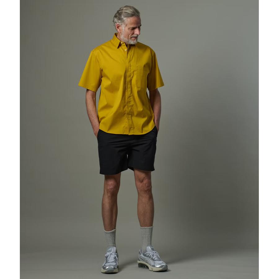 【junhashimoto｜ジュンハシモト】フライフロントショートスリーブ FLY-FRONT S/S マスタード ネイビー ブラウン コットン ナイロン メンズ【1062620002】 |  | 07