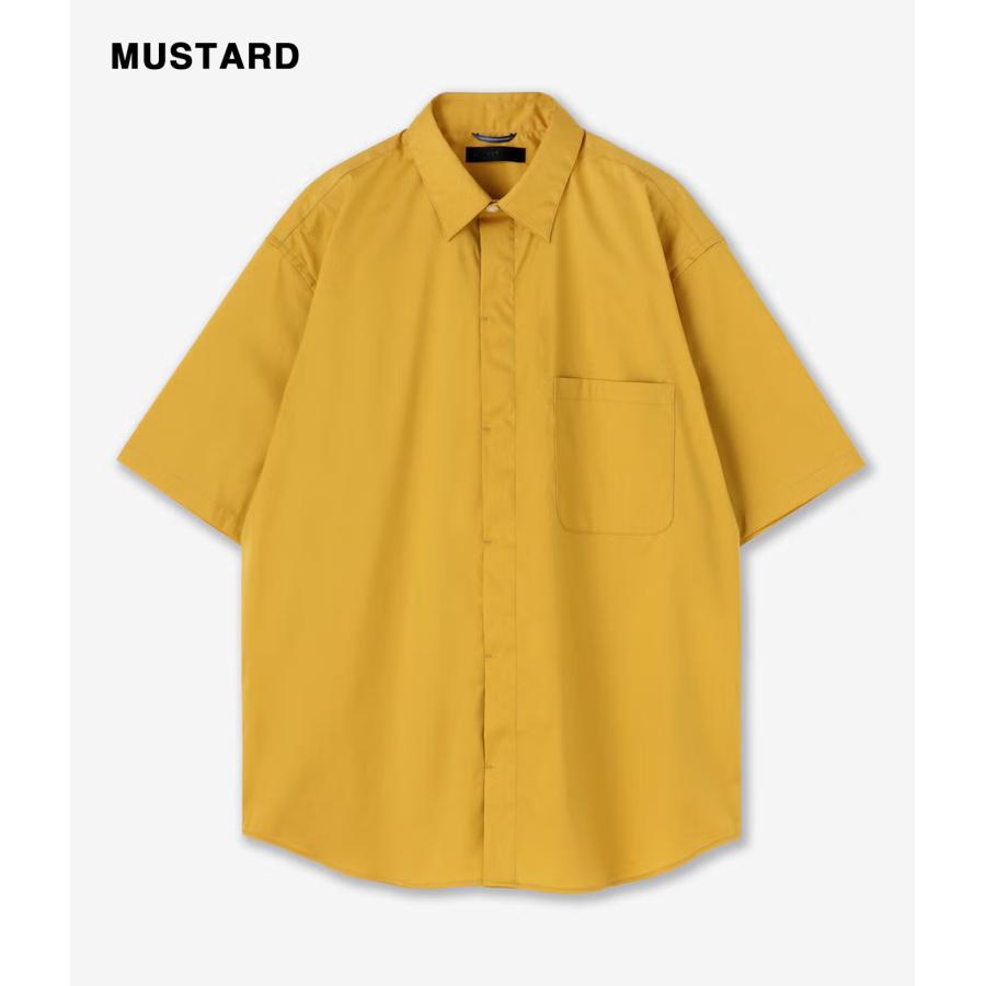 【junhashimoto｜ジュンハシモト】フライフロントショートスリーブ FLY-FRONT S/S マスタード ネイビー ブラウン コットン ナイロン メンズ【1062620002】 |  | 08