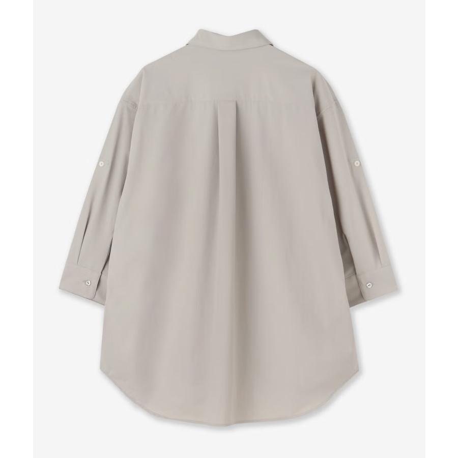 【junhashimoto｜ジュンハシモト】ロールアップシャツ 3/4 ROLL-UP SHIRT アイボリー 鶯 ネイビー 上品 高級感 メンズ セットアップ【1062620003】 |  | 13