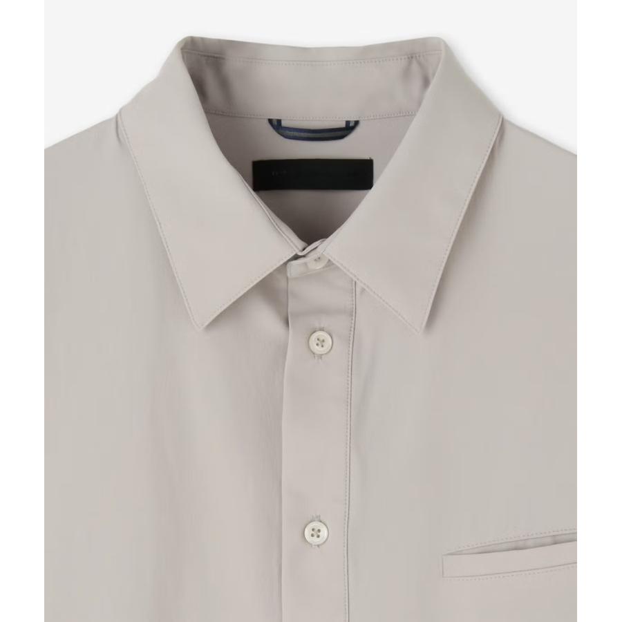 【junhashimoto｜ジュンハシモト】ロールアップシャツ 3/4 ROLL-UP SHIRT アイボリー 鶯 ネイビー 上品 高級感 メンズ セットアップ【1062620003】 |  | 14