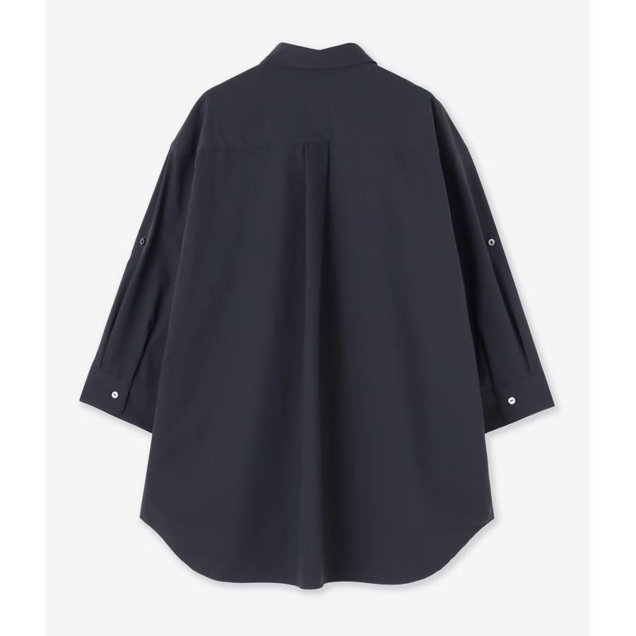 【junhashimoto｜ジュンハシモト】ロールアップシャツ 3/4 ROLL-UP SHIRT アイボリー 鶯 ネイビー 上品 高級感 メンズ セットアップ【1062620003】 |  | 09