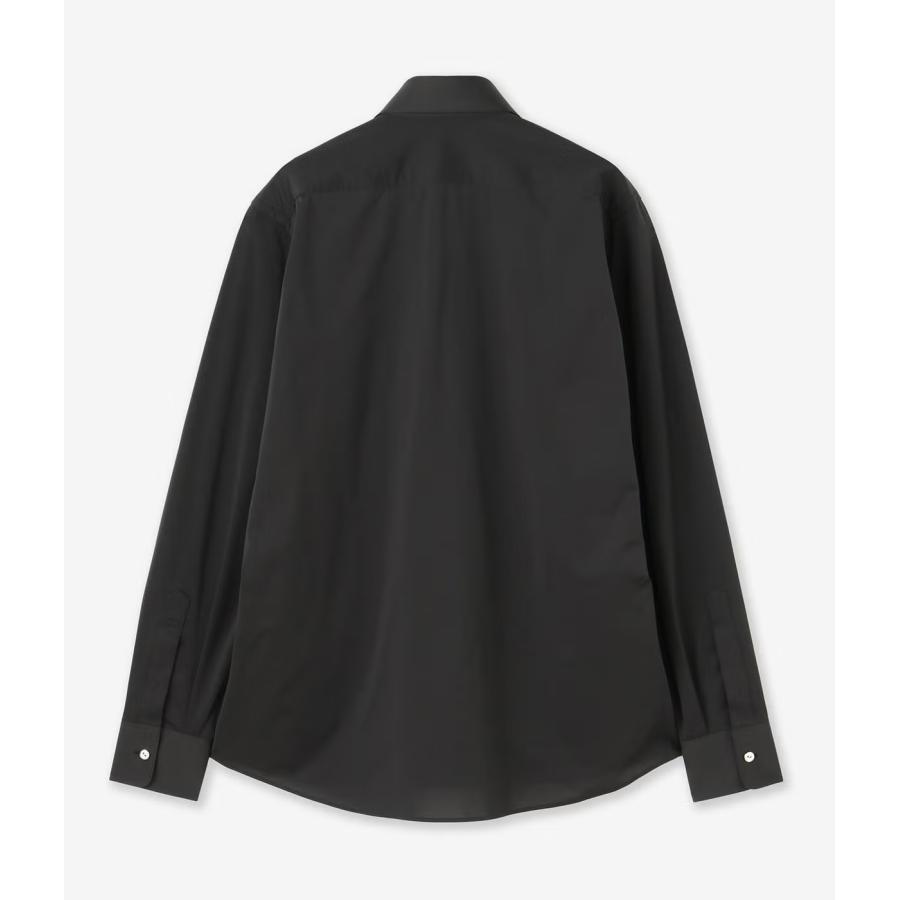 【junhashimoto｜ジュンハシモト】レギュラーカラーロングスリーブ REGULAR COLLAR L/S 白 黒 ポリエステル 上品 ビジネスカジュアル きれいめ【1062620005】 |  | 10