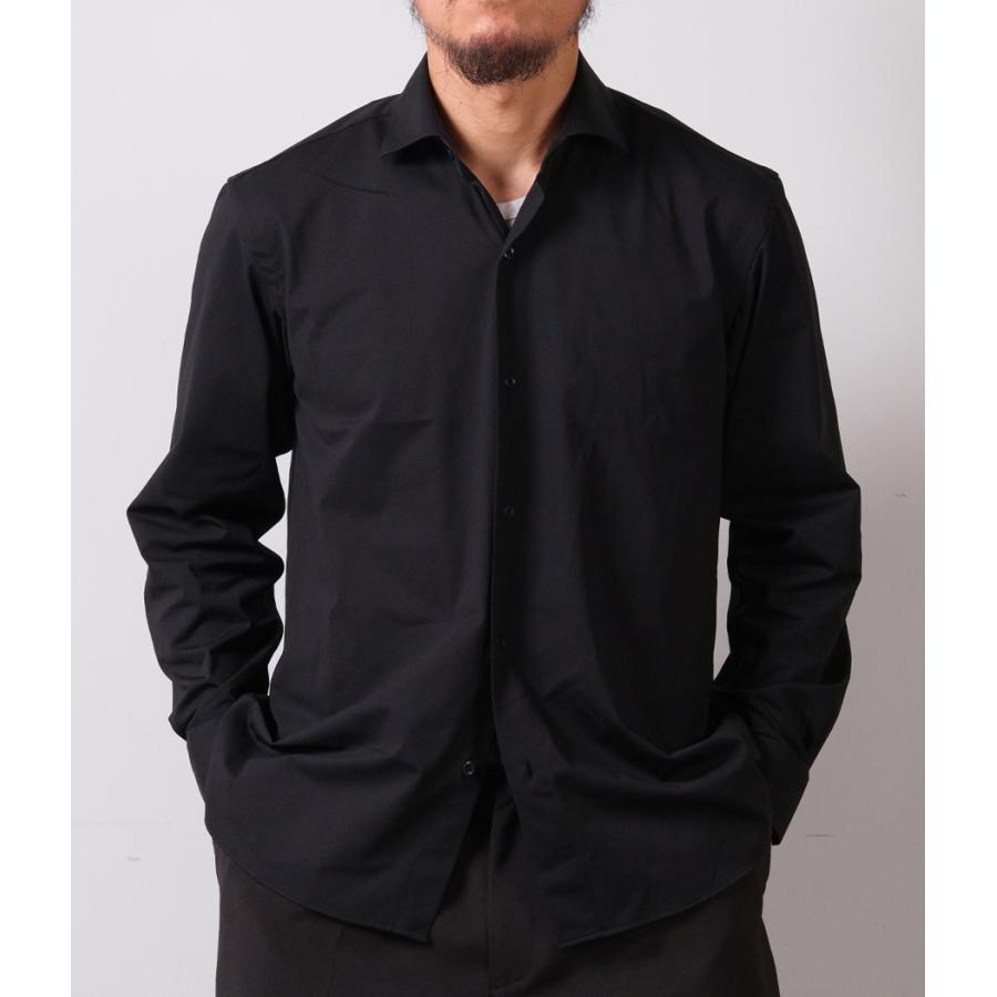 【junhashimoto｜ジュンハシモト】ホリゾンタルカラーロングスリーブ HORIZONTAL COLLAR L/S インディゴ ブラウン ブラック 通気性【1062620006】 |  | 10