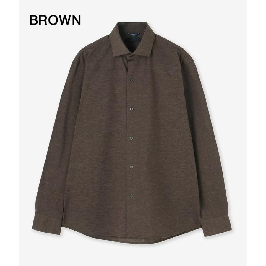 【junhashimoto｜ジュンハシモト】ホリゾンタルカラーロングスリーブ HORIZONTAL COLLAR L/S インディゴ ブラウン ブラック 通気性【1062620006】 |  | 14