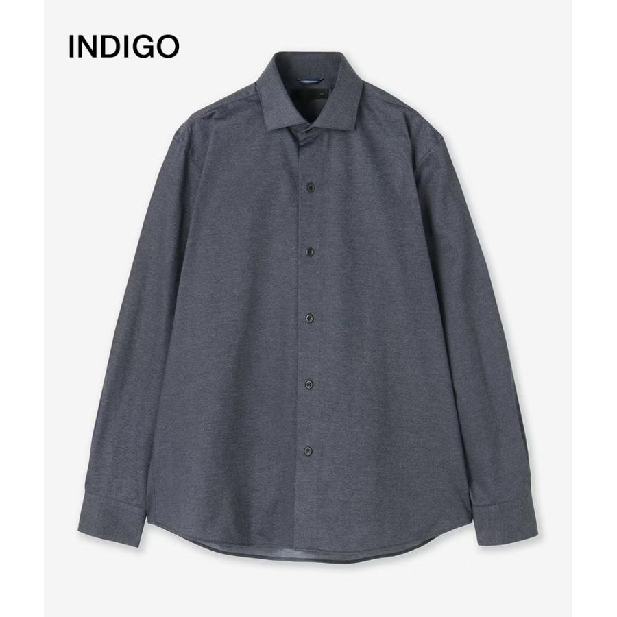 【junhashimoto｜ジュンハシモト】ホリゾンタルカラーロングスリーブ HORIZONTAL COLLAR L/S インディゴ ブラウン ブラック 通気性【1062620006】 |  | 15