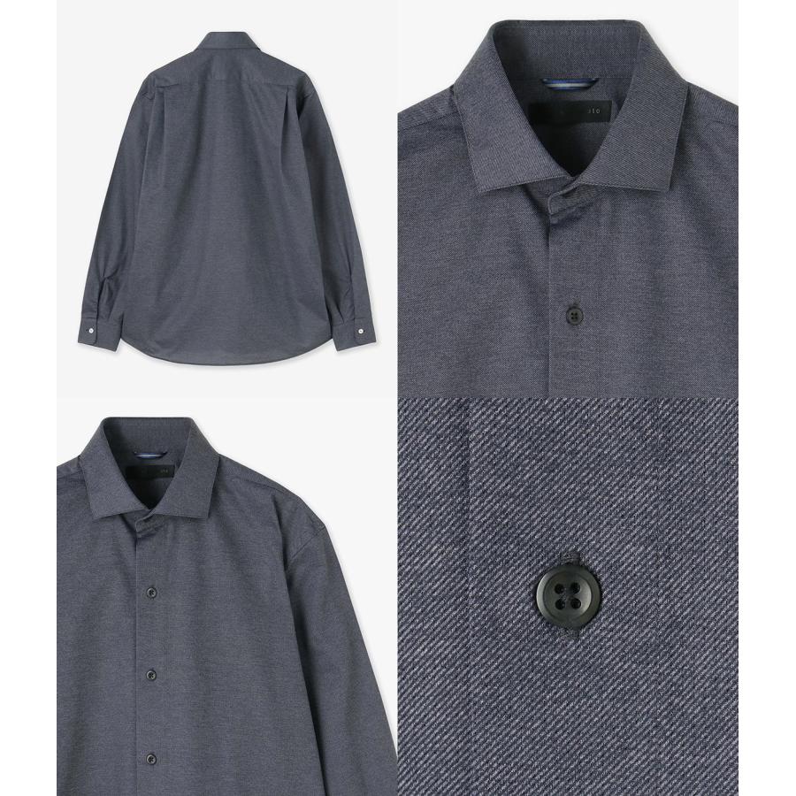 【junhashimoto｜ジュンハシモト】ホリゾンタルカラーロングスリーブ HORIZONTAL COLLAR L/S インディゴ ブラウン ブラック 通気性【1062620006】 |  | 16