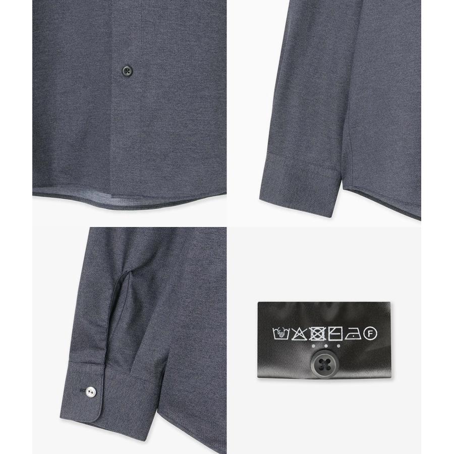 【junhashimoto｜ジュンハシモト】ホリゾンタルカラーロングスリーブ HORIZONTAL COLLAR L/S インディゴ ブラウン ブラック 通気性【1062620006】 |  | 17