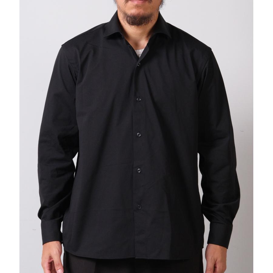 【junhashimoto｜ジュンハシモト】ホリゾンタルカラーロングスリーブ HORIZONTAL COLLAR L/S インディゴ ブラウン ブラック 通気性【1062620006】 |  | 09
