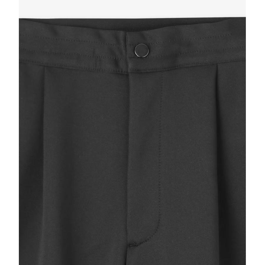【junhashimoto｜ジュンハシモト】ワンタックストレートイージーパンツ 1_TUCK STRAIGHT EASY PANTS ホワイト ブラック 快適 セットアップ【1072620004】 |  | 12