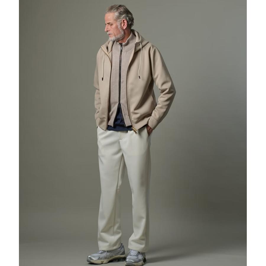 【junhashimoto｜ジュンハシモト】ワンタックストレートイージーパンツ 1_TUCK STRAIGHT EASY PANTS ホワイト ブラック 快適 セットアップ【1072620004】 |  | 03