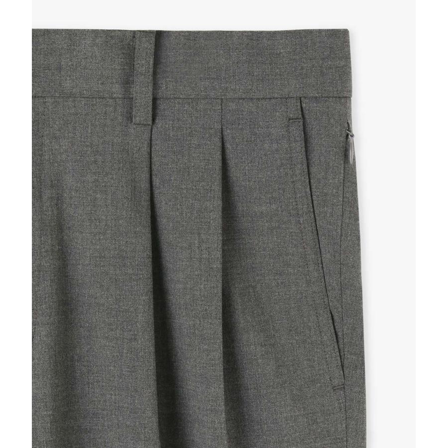 【junhashimoto｜ジュンハシモト】2タッククラシカルパンツ 2_TUCK CLASSICAL PANTS ブラウン グレー ポリエステル セットアップ スラックス【1072620006】 |  | 12