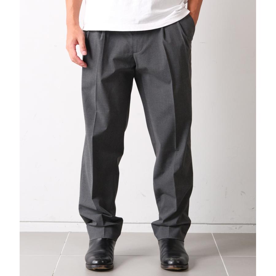 【junhashimoto｜ジュンハシモト】2タッククラシカルパンツ 2_TUCK CLASSICAL PANTS ブラウン グレー ポリエステル セットアップ スラックス【1072620006】 |  | 04