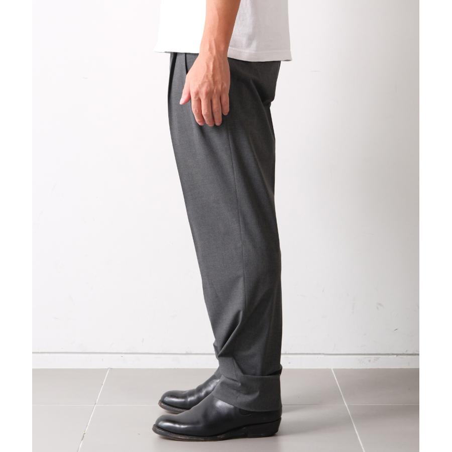 【junhashimoto｜ジュンハシモト】2タッククラシカルパンツ 2_TUCK CLASSICAL PANTS ブラウン グレー ポリエステル セットアップ スラックス【1072620006】 |  | 05