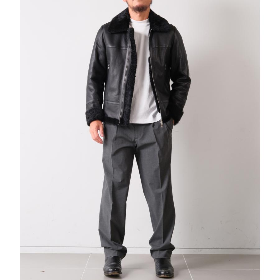 【junhashimoto｜ジュンハシモト】2タッククラシカルパンツ 2_TUCK CLASSICAL PANTS ブラウン グレー ポリエステル セットアップ スラックス【1072620006】 |  | 07