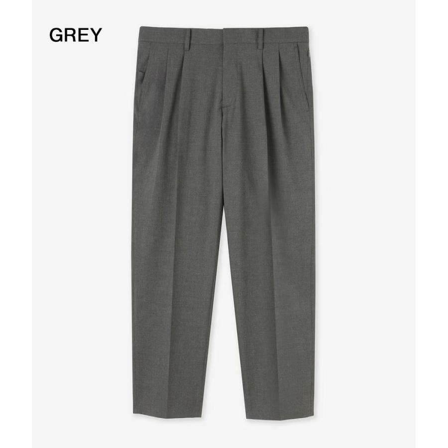 【junhashimoto｜ジュンハシモト】2タッククラシカルパンツ 2_TUCK CLASSICAL PANTS ブラウン グレー ポリエステル セットアップ スラックス【1072620006】 |  | 09