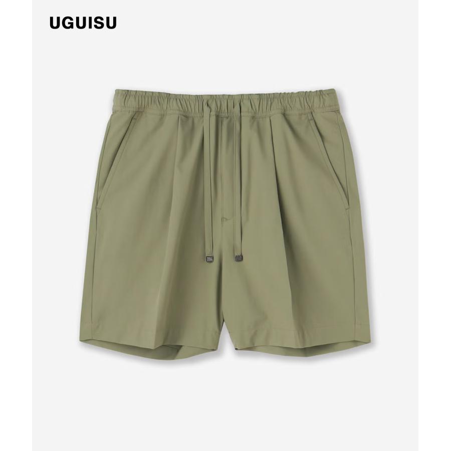 【junhashimoto｜ジュンハシモト】ワンタックショーツ 1_TUCK SHORTS アイボリー 鶯 ネイビー ナイロン ウール 伸縮性 短パン セットアップ【1072620008】 |  | 10