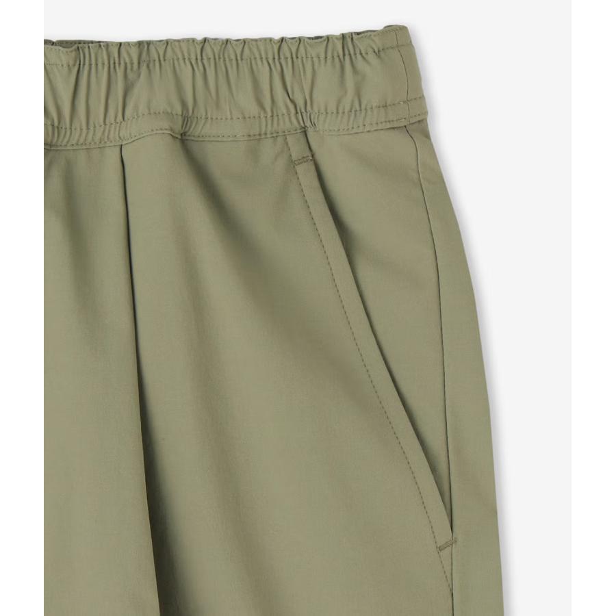 【junhashimoto｜ジュンハシモト】ワンタックショーツ 1_TUCK SHORTS アイボリー 鶯 ネイビー ナイロン ウール 伸縮性 短パン セットアップ【1072620008】 |  | 13