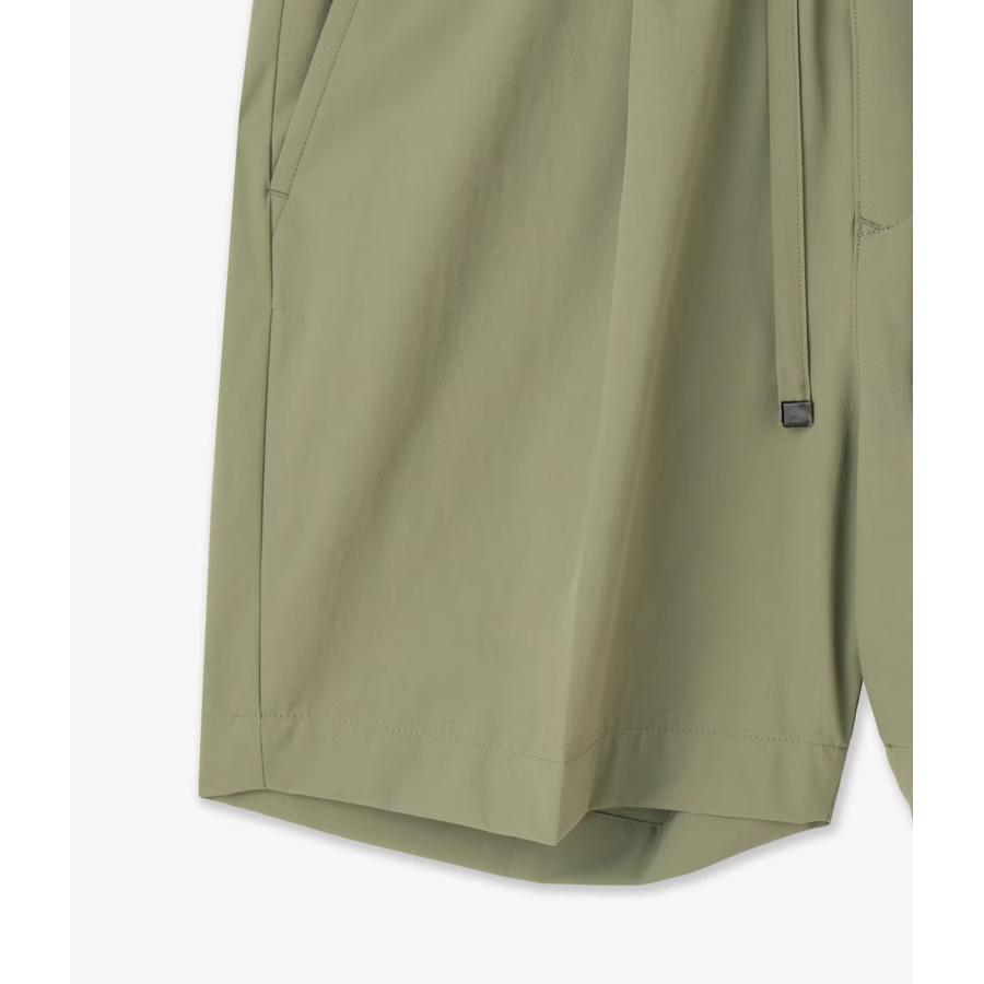【junhashimoto｜ジュンハシモト】ワンタックショーツ 1_TUCK SHORTS アイボリー 鶯 ネイビー ナイロン ウール 伸縮性 短パン セットアップ【1072620008】 |  | 14
