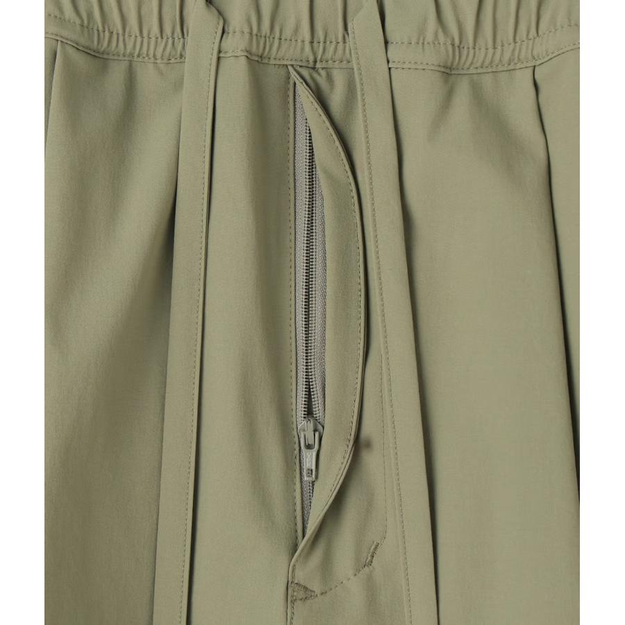 【junhashimoto｜ジュンハシモト】ワンタックショーツ 1_TUCK SHORTS アイボリー 鶯 ネイビー ナイロン ウール 伸縮性 短パン セットアップ【1072620008】 |  | 15
