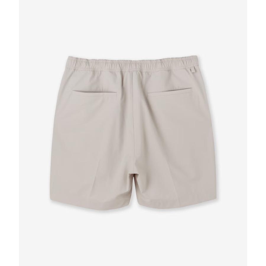【junhashimoto｜ジュンハシモト】ワンタックショーツ 1_TUCK SHORTS アイボリー 鶯 ネイビー ナイロン ウール 伸縮性 短パン セットアップ【1072620008】 |  | 07
