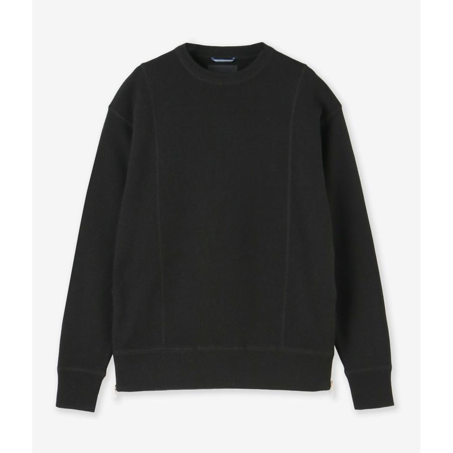 【junhashimoto｜ジュンハシモト】W ZIP CREW NECK KNIT　クルーネックニット　トップス　オリーブグリーン　チャコール　ブラック　メンズ【1092520005】 |  | 04