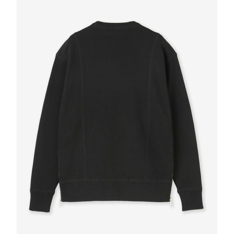 【junhashimoto｜ジュンハシモト】W ZIP CREW NECK KNIT　クルーネックニット　トップス　オリーブグリーン　チャコール　ブラック　メンズ【1092520005】 |  | 05