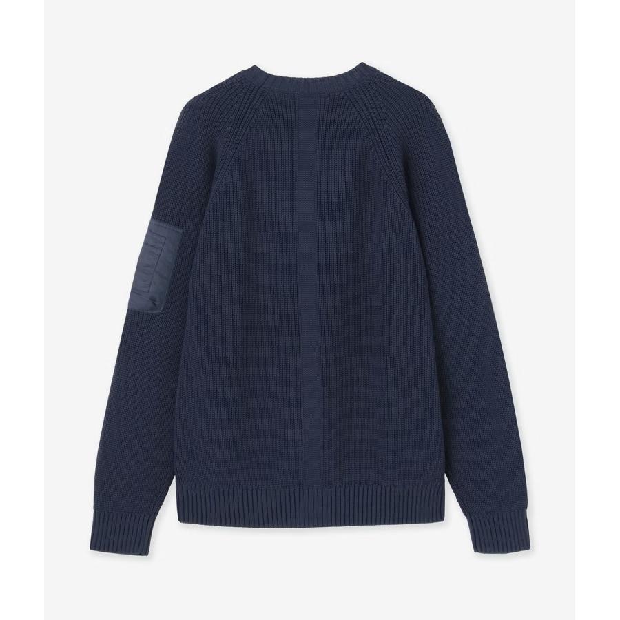 【junhashimoto｜ジュンハシモト】アーミーニット ARMY KNIT ネイビー ブラック コットン ナイロン ミリタリー 上品 快適 メンズ カジュアル 冬【1092620002】 |  | 11