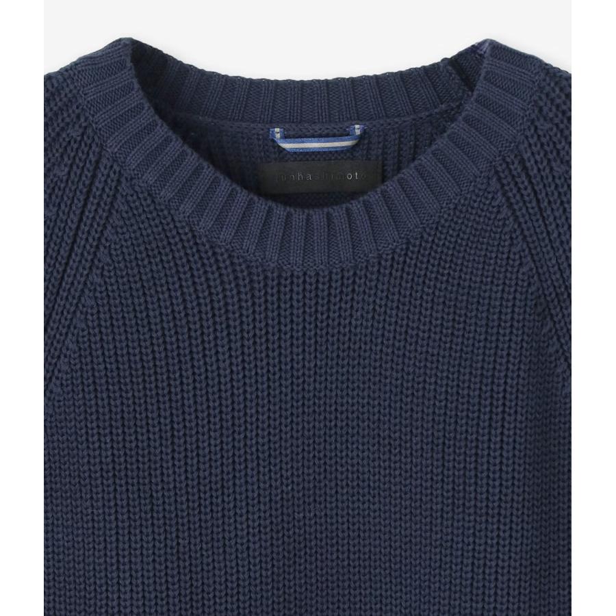 【junhashimoto｜ジュンハシモト】アーミーニット ARMY KNIT ネイビー ブラック コットン ナイロン ミリタリー 上品 快適 メンズ カジュアル 冬【1092620002】 |  | 12