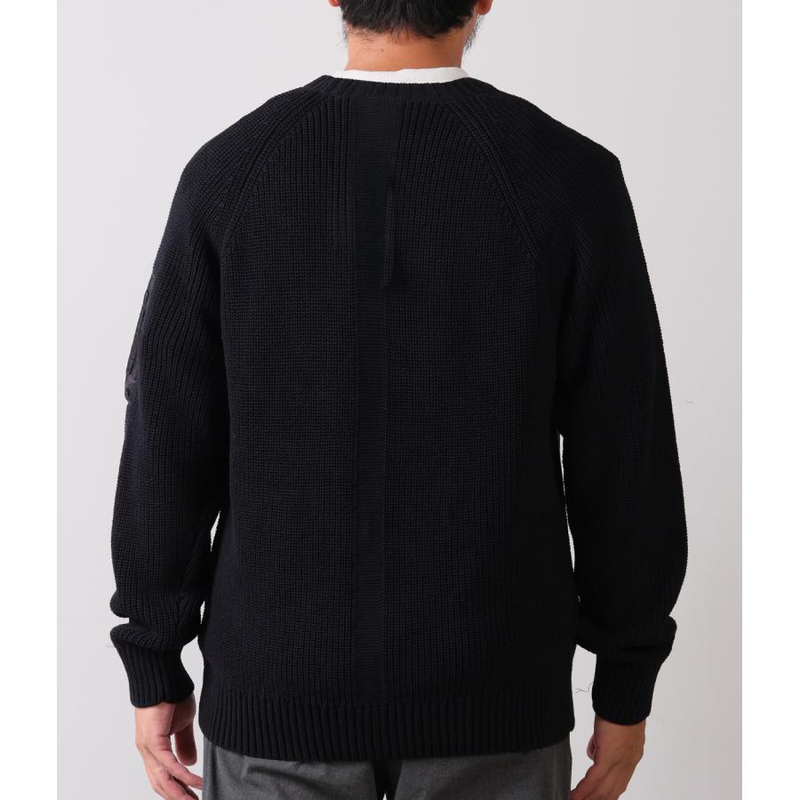 【junhashimoto｜ジュンハシモト】アーミーニット ARMY KNIT ネイビー ブラック コットン ナイロン ミリタリー 上品 快適 メンズ カジュアル 冬【1092620002】 |  | 08