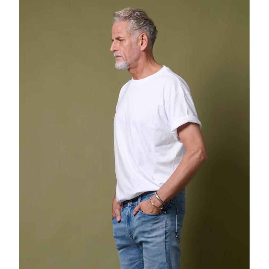 【junhashimoto｜ジュンハシモト】イチマルイチリラックスクルーネックショートスリーブ 101RELAX CREW NECK S/S ブルーグレー ホワイト ブラック【1100000033】 |  | 09