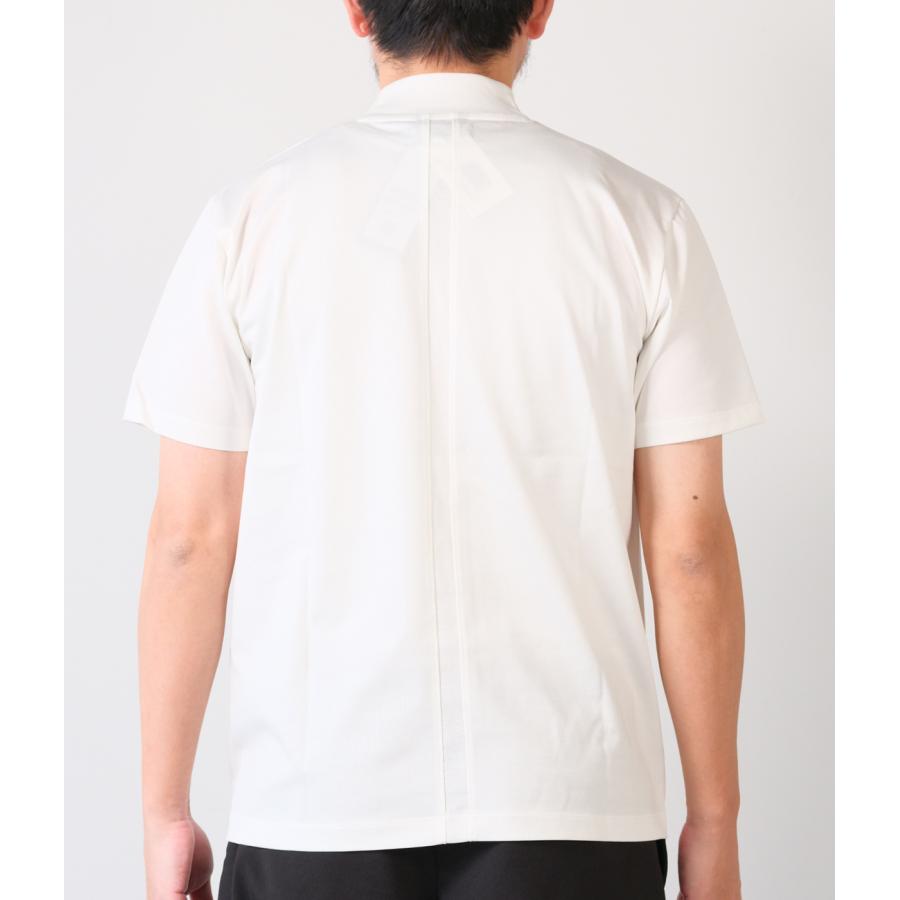 【junhashimoto｜ジュンハシモト】イチマルイチモックネックショートスリーブ 101MOCK NECK S/S ホワイト ブラック ブルーグレー ナイロン 耐久性【1100000035】 |  | 02