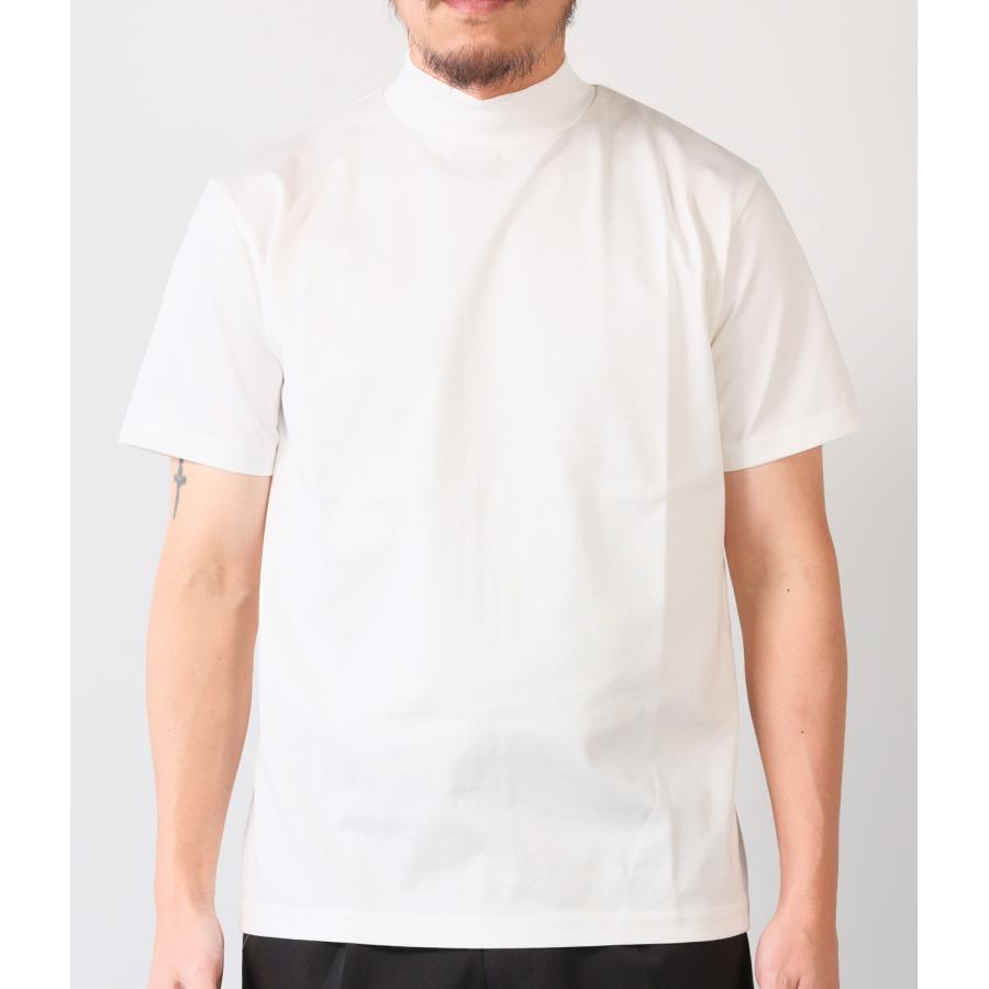 【junhashimoto｜ジュンハシモト】イチマルイチモックネックショートスリーブ 101MOCK NECK S/S ホワイト ブラック ブルーグレー ナイロン 耐久性【1100000035】 |  | 03