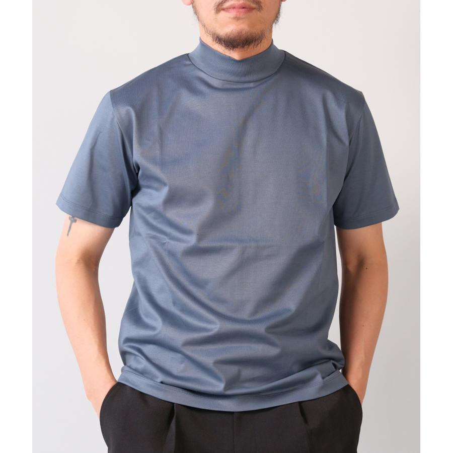【junhashimoto｜ジュンハシモト】イチマルイチモックネックショートスリーブ 101MOCK NECK S/S ホワイト ブラック ブルーグレー ナイロン 耐久性【1100000035】 |  | 06