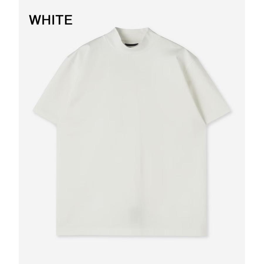 【junhashimoto｜ジュンハシモト】イチマルイチモックネックショートスリーブ 101MOCK NECK S/S ホワイト ブラック ブルーグレー ナイロン 耐久性【1100000035】 |  | 08