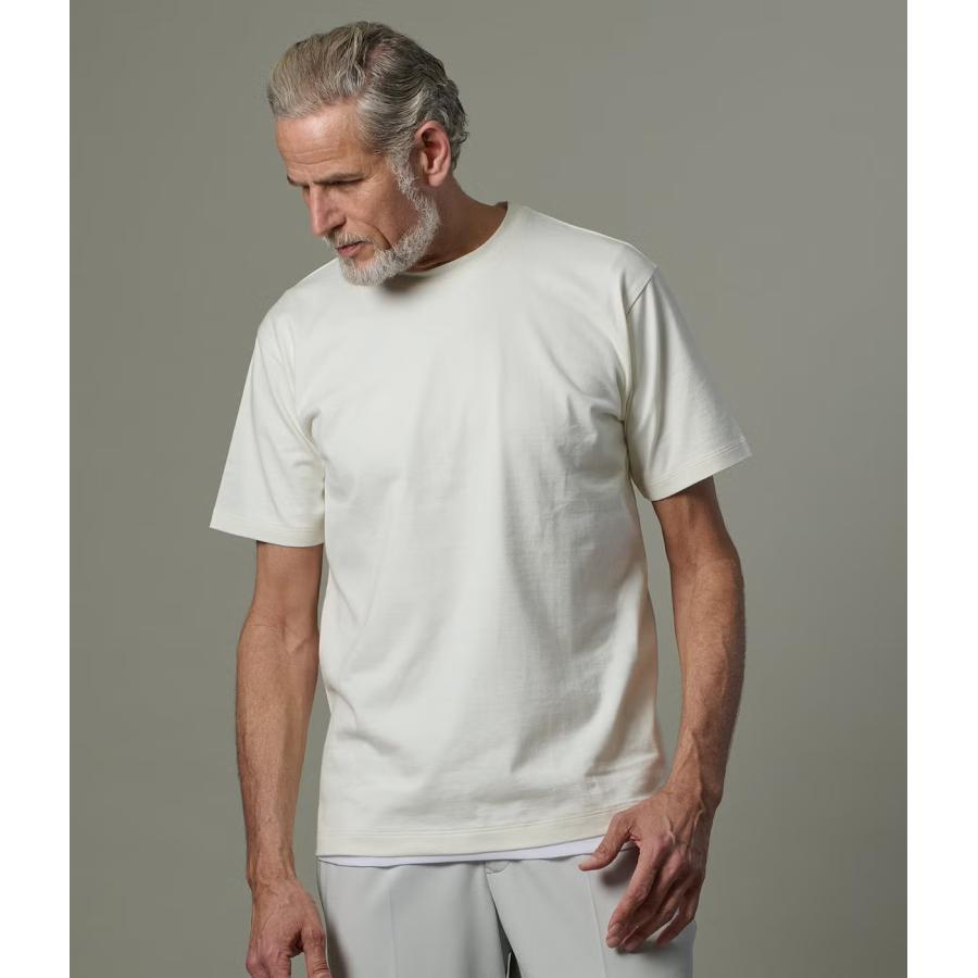 【junhashimoto｜ジュンハシモト】パックティー PACK TEE ホワイト ブラック コットン シンプル レイヤード 通気性 清涼感【1100000037】 |  | 01