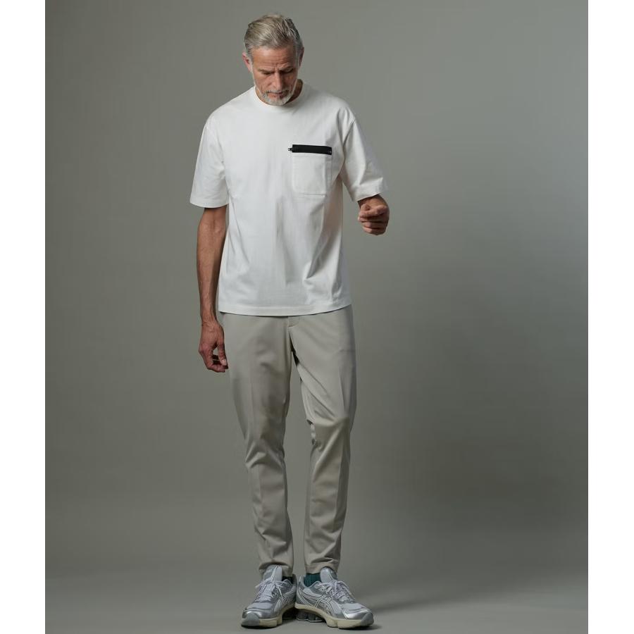 【junhashimoto｜ジュンハシモト】ジップポケットティー ZIP POCKET TEE ホワイト エメラルドグリーン ネイビー ブラック コットン 快適【1102620004】 |  | 05