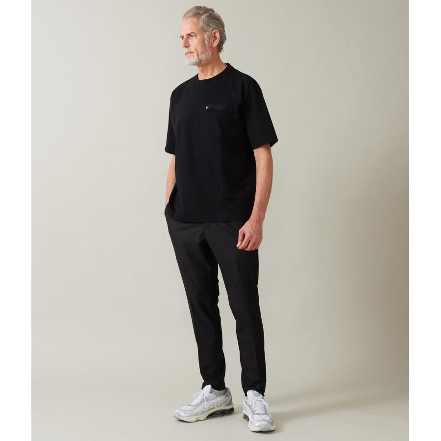 【junhashimoto｜ジュンハシモト】ジップポケットティー ZIP POCKET TEE ホワイト エメラルドグリーン ネイビー ブラック コットン 快適【1102620004】 |  | 07