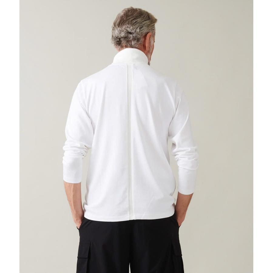 【junhashimoto｜ジュンハシモト】オフタートルルーズネック OFF TURTL LOOSE NECK 白 黒 綿 快適 メンズ インナー トップス 長袖【1102620007】 |  | 02