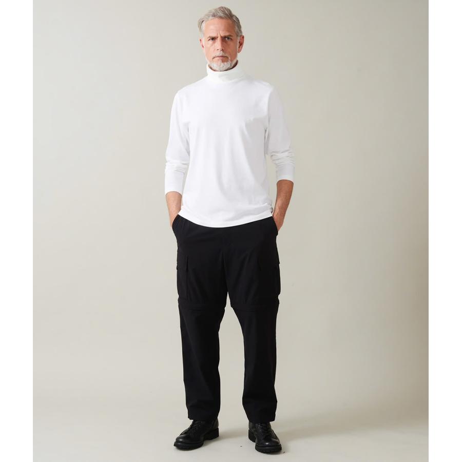 【junhashimoto｜ジュンハシモト】オフタートルルーズネック OFF TURTL LOOSE NECK 白 黒 綿 快適 メンズ インナー トップス 長袖【1102620007】 |  | 03