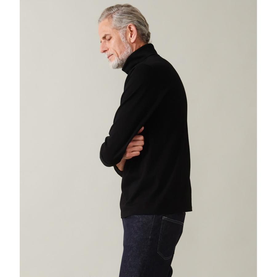 【junhashimoto｜ジュンハシモト】オフタートルルーズネック OFF TURTL LOOSE NECK 白 黒 綿 快適 メンズ インナー トップス 長袖【1102620007】 |  | 05